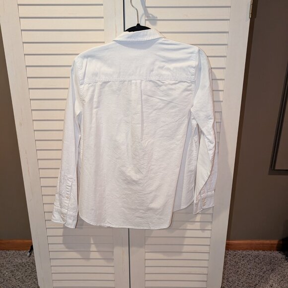 J. Crew Women's Oxford shirt in perfect fit Medium White NWT - Picture 5 of 5